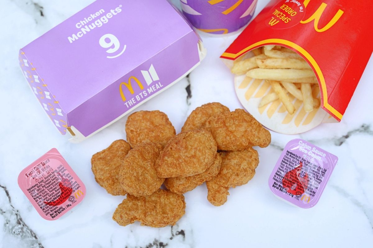 The McDonald’s BTS Meal With Nuggets & 2 Special Sauces. I Preferred