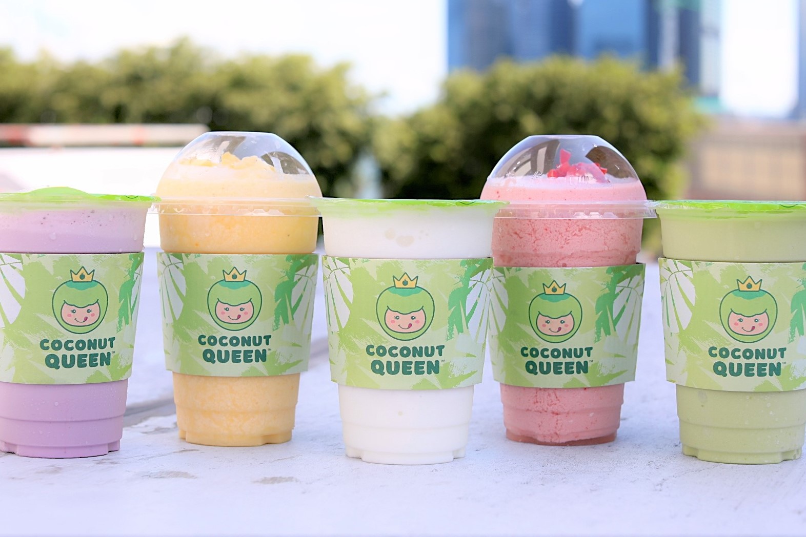 Coconut Queen Coconut Shake Shop With Refreshing Taro, Lychee And