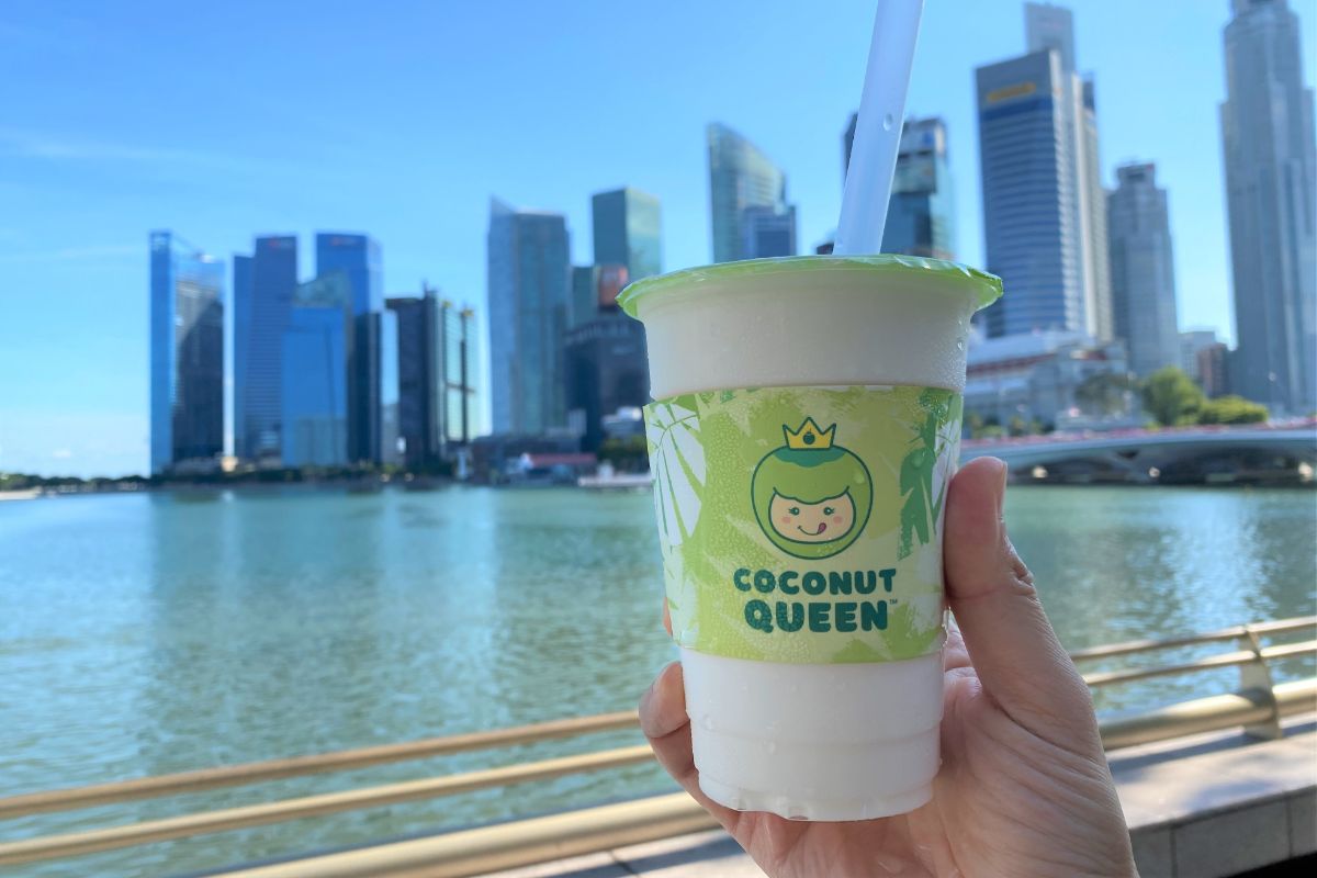 Coconut Queen Coconut Shake Shop With Refreshing Taro, Lychee And