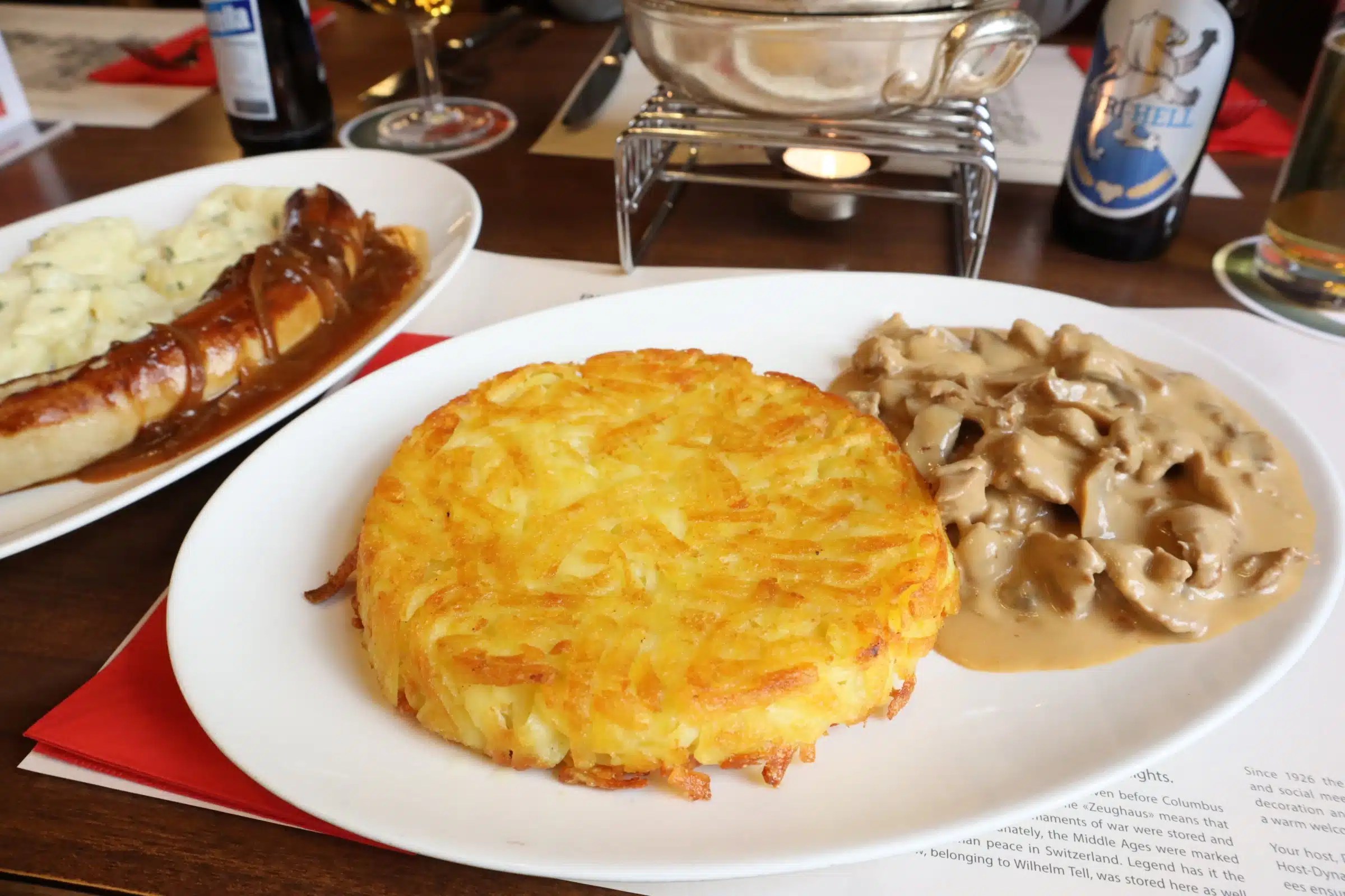 Zeughauskeller, ZURICH Savour Authentic Swiss Cuisine Like Rosti In A