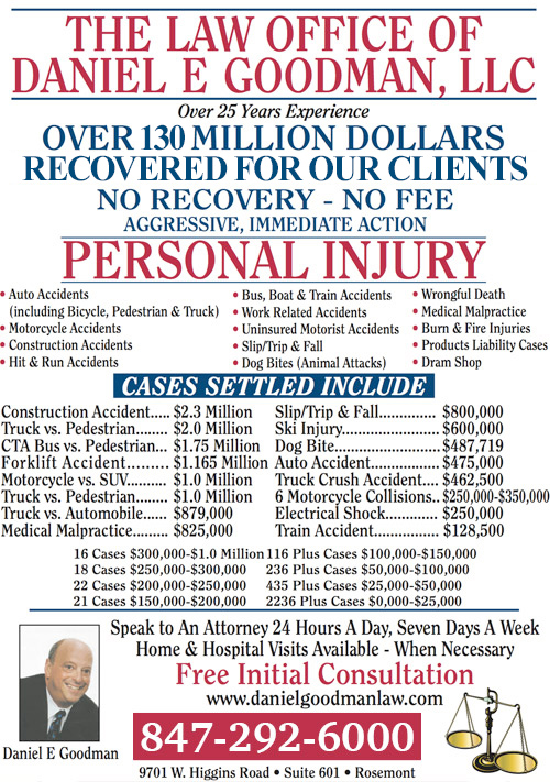 settlements The Law Office of Daniel E Goodman