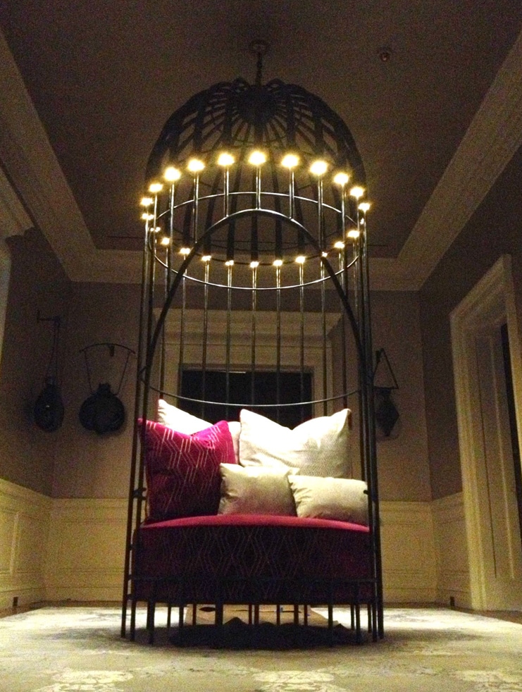 birdcage chair Daniel Hopper Design a modern blacksmith