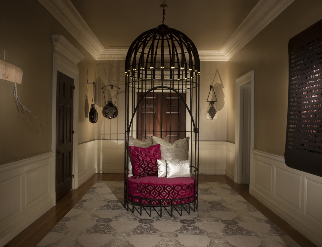 birdcage chair Daniel Hopper Design a modern blacksmith