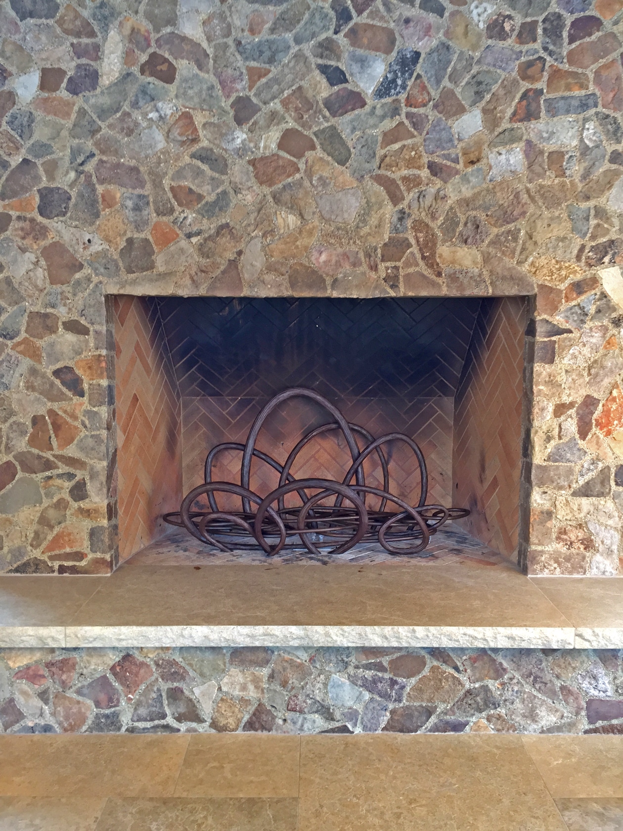 andirons & grates Daniel Hopper Design a modern blacksmith