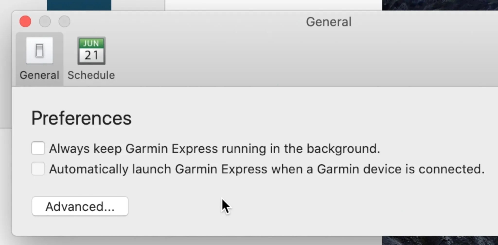 Garmin Express Disable Auto Start Up Easy to Change