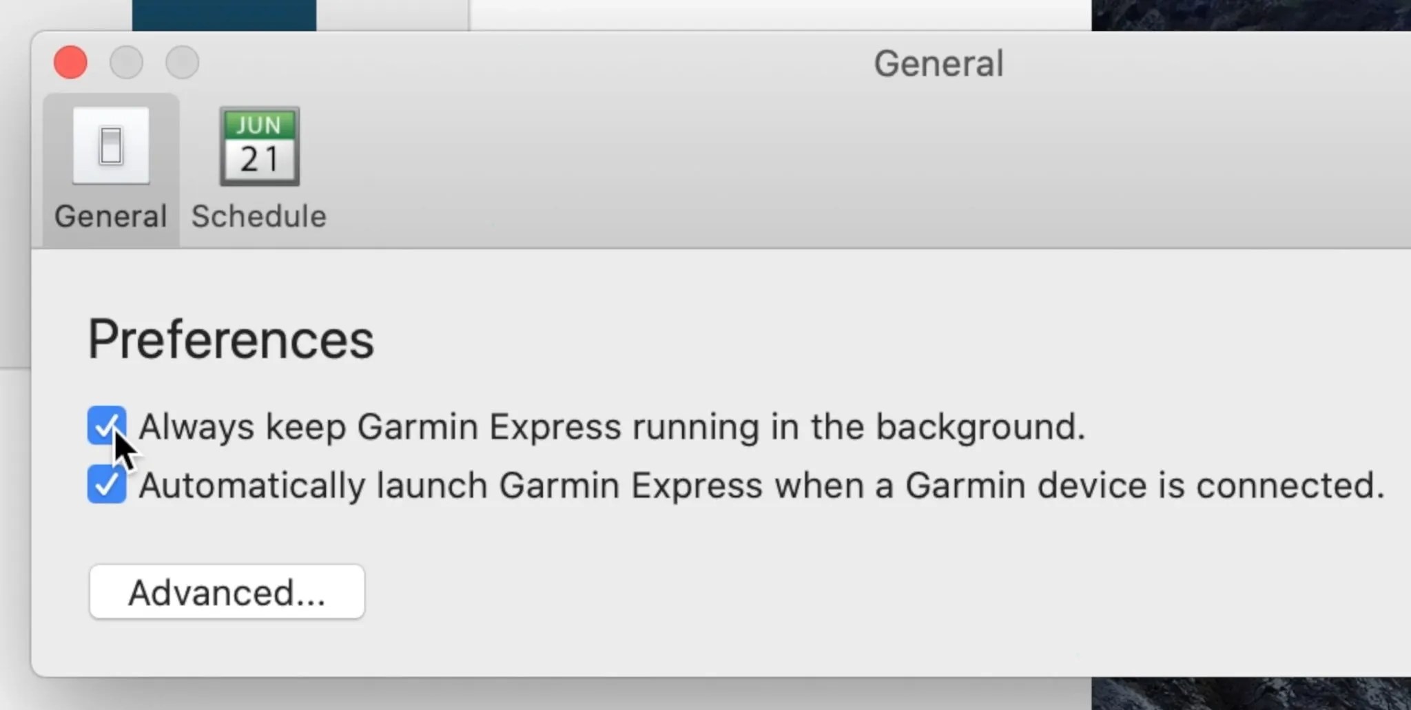 Garmin Express Disable Auto Start Up Easy to Change