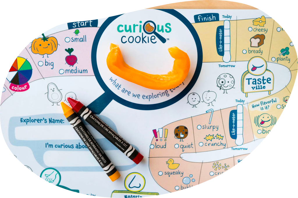  Curious Cookie Food Exploration Mat for Picky Eaters