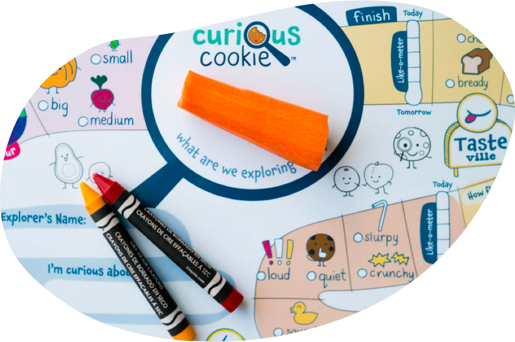  Curious Cookie Food Exploration Mat for Picky Eaters
