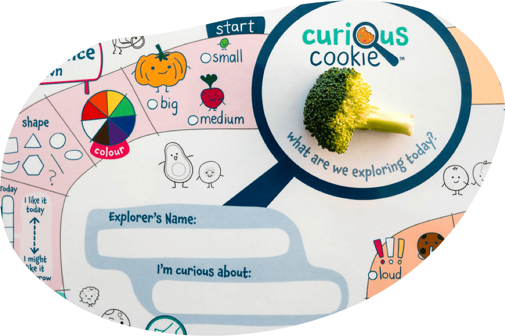  Curious Cookie Food Exploration Mat for Picky Eaters