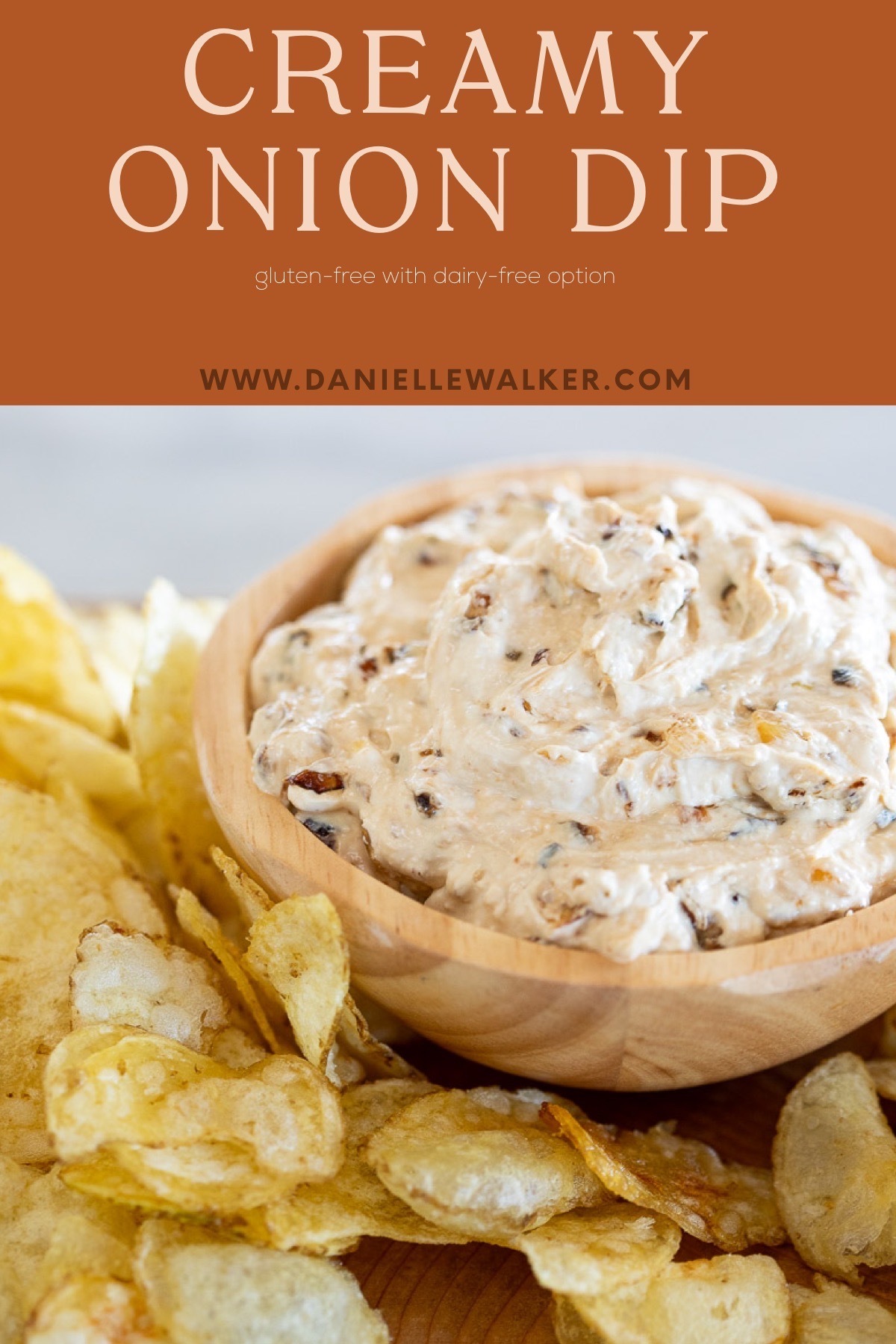 DairyFree Creamy Onion Dip Danielle Walker