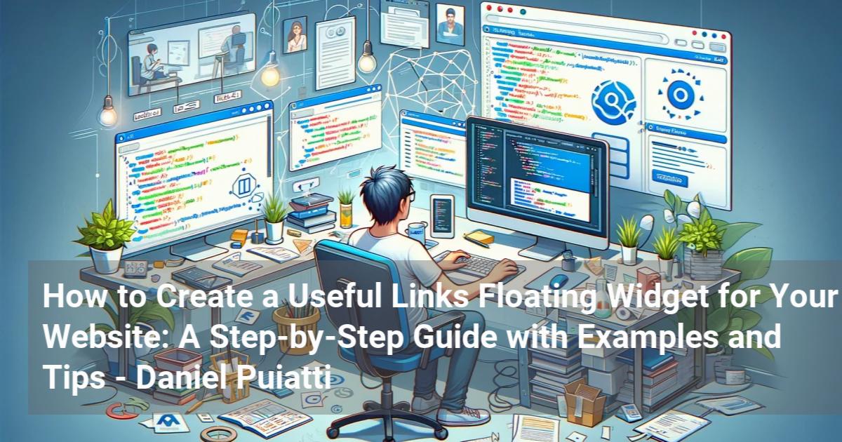 How to Create a Useful Links Floating Widget for Your site A StepbyStep Guide with