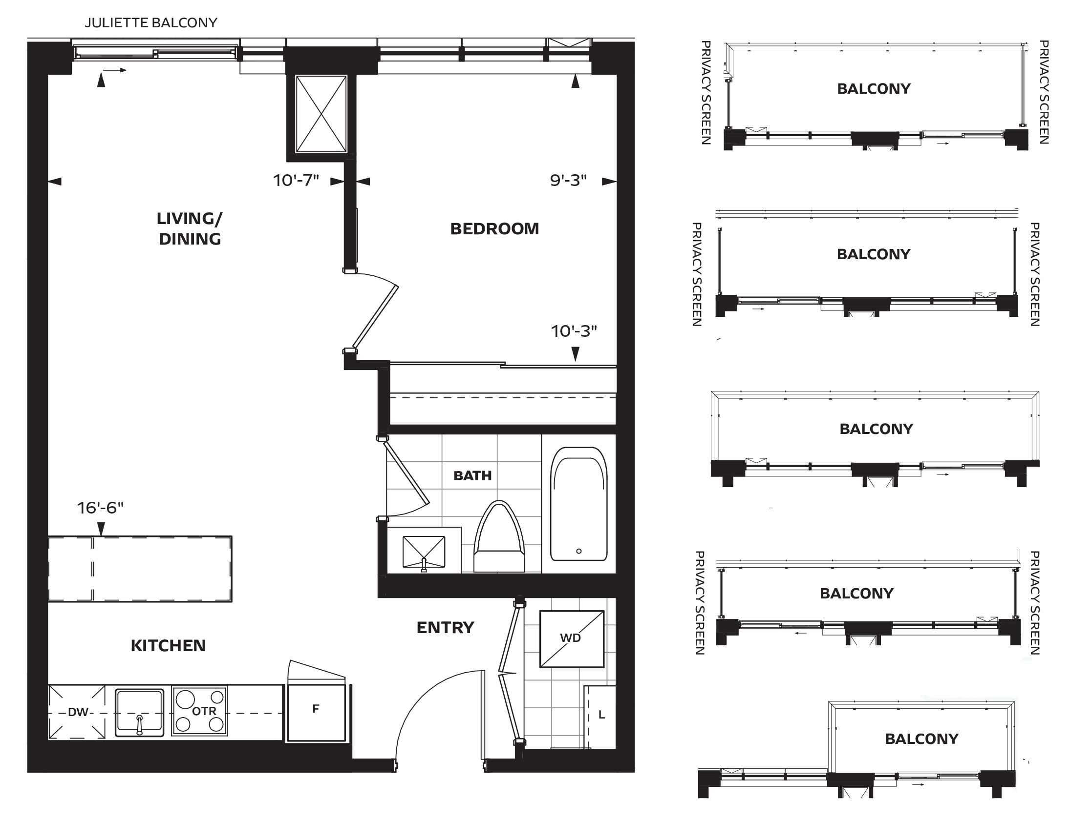 Floorplans The Kith Condominiums at Daniels Erin Mills Official