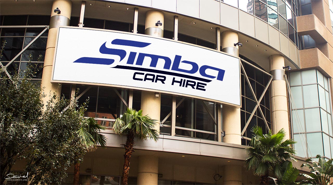 Simba Car Hire Award Winning & Affordable Logo Design Specialist