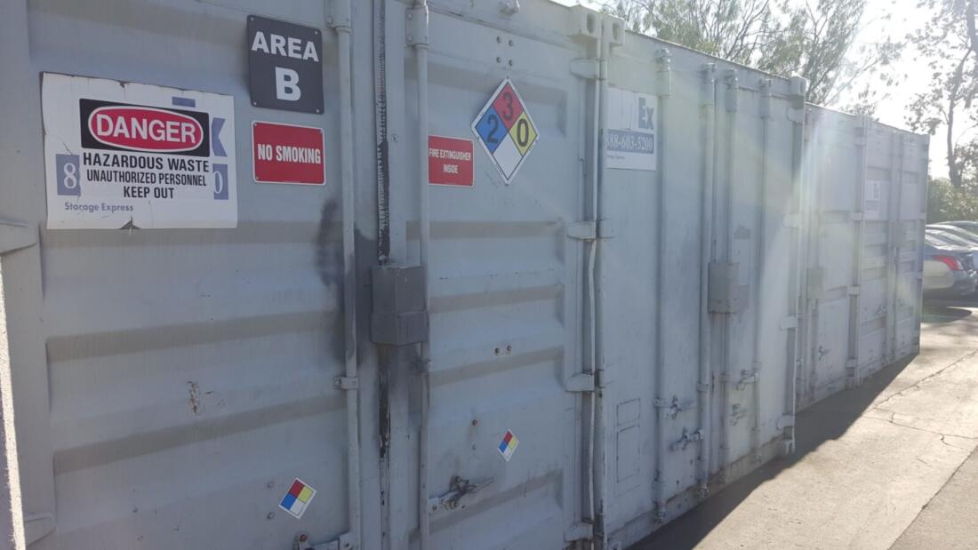 Hazardous Material Storage Area at David Curry blog