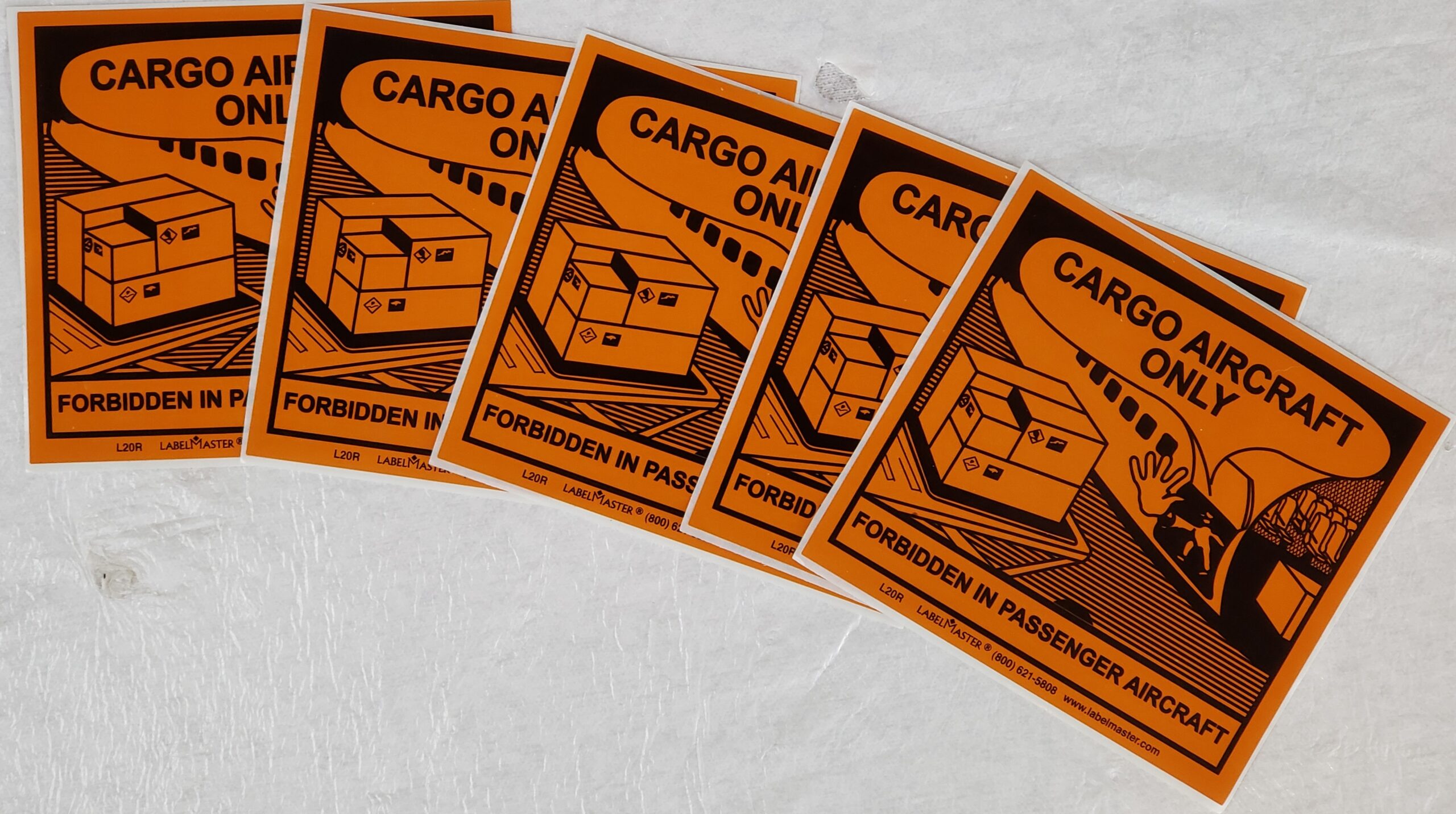 Proper use of the Cargo Aircraft Only Label Daniels Training Services
