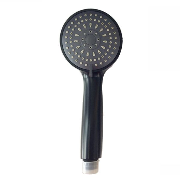 Buy Shower Head Round Matt Black in NZ Danik Bathroom
