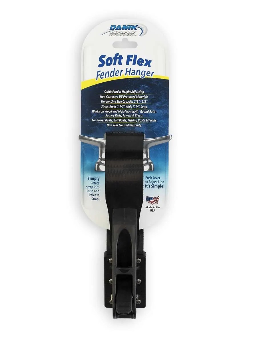 Soft Flex Fender Hanger for Boats Danik Hook