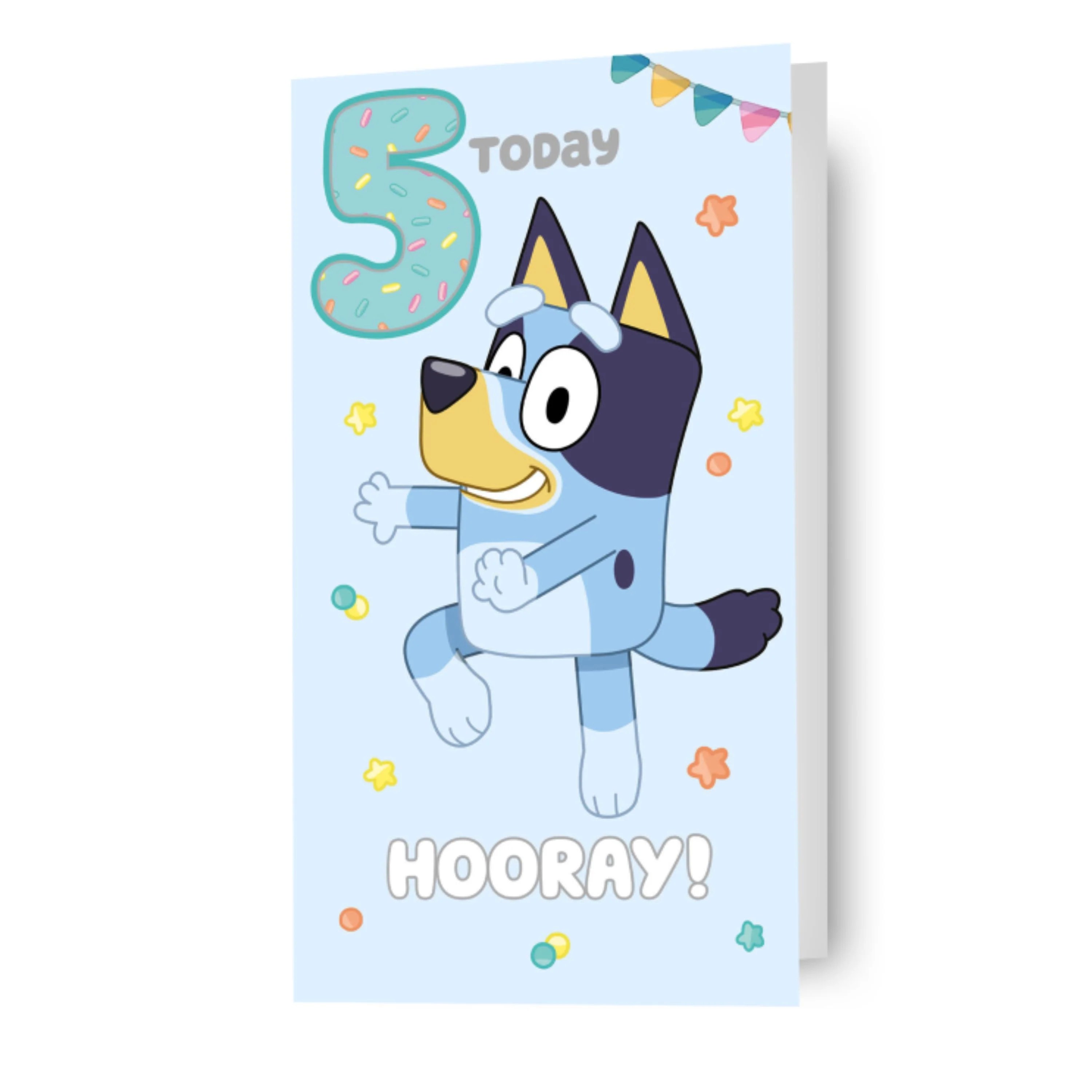 Bluey Age 5 Birthday Card Danilo Promotions