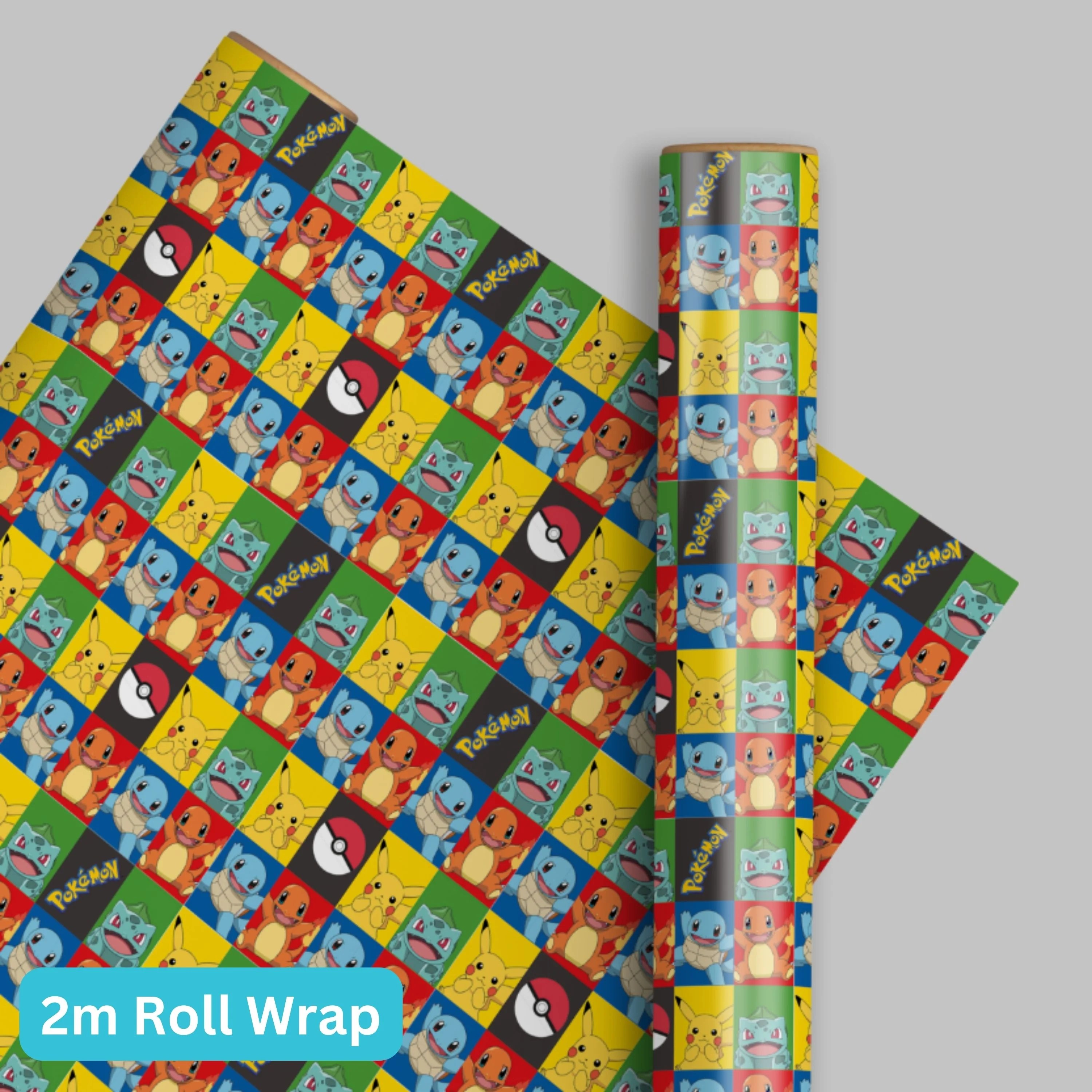 Pokémon Wrapping Paper 2m Roll Danilo Promotions