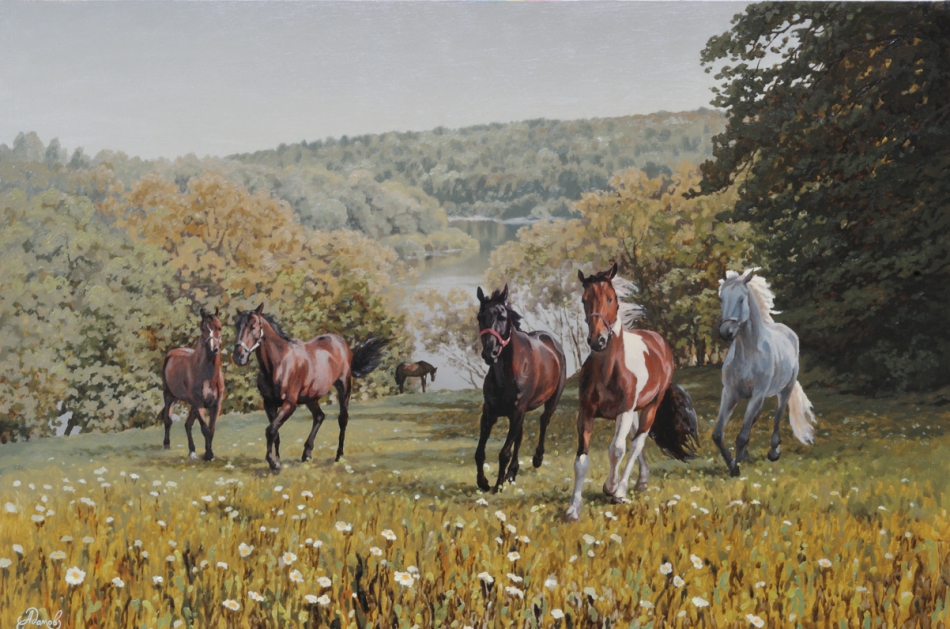 Репродукции картин Разживин Игорь Владимирович Зима в Москве