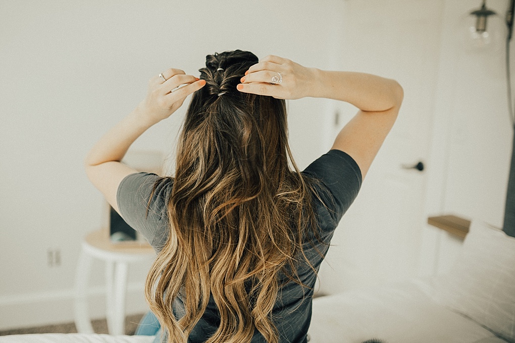 Topsy Tail Half Up Hair Tutorial Dani Marie Blog