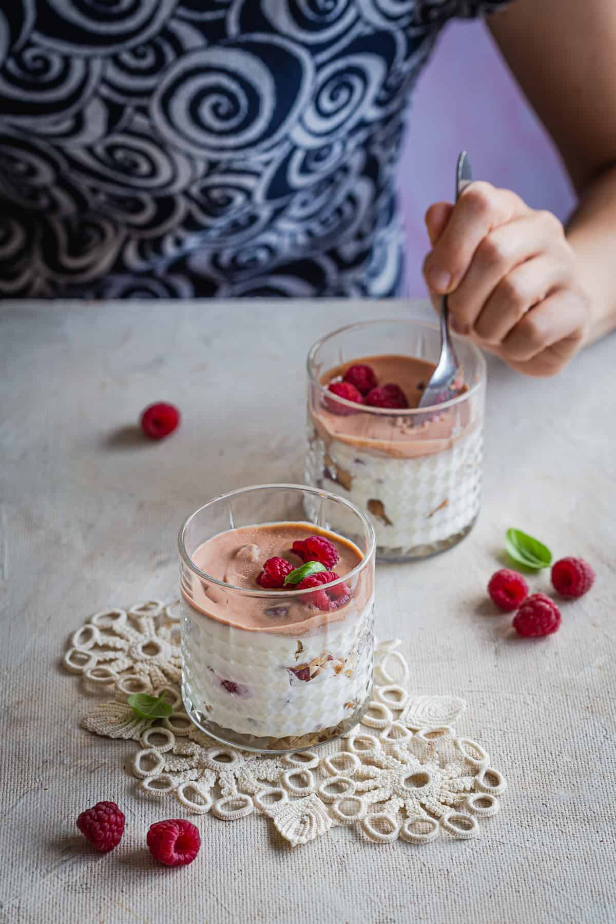 Easy Ricotta Dessert with Raspberries Dani's Cookings