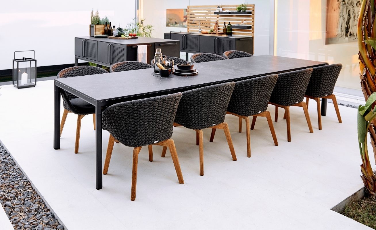 Drop Outdoor Dining Table Danish Design Authentic Designer Furniture