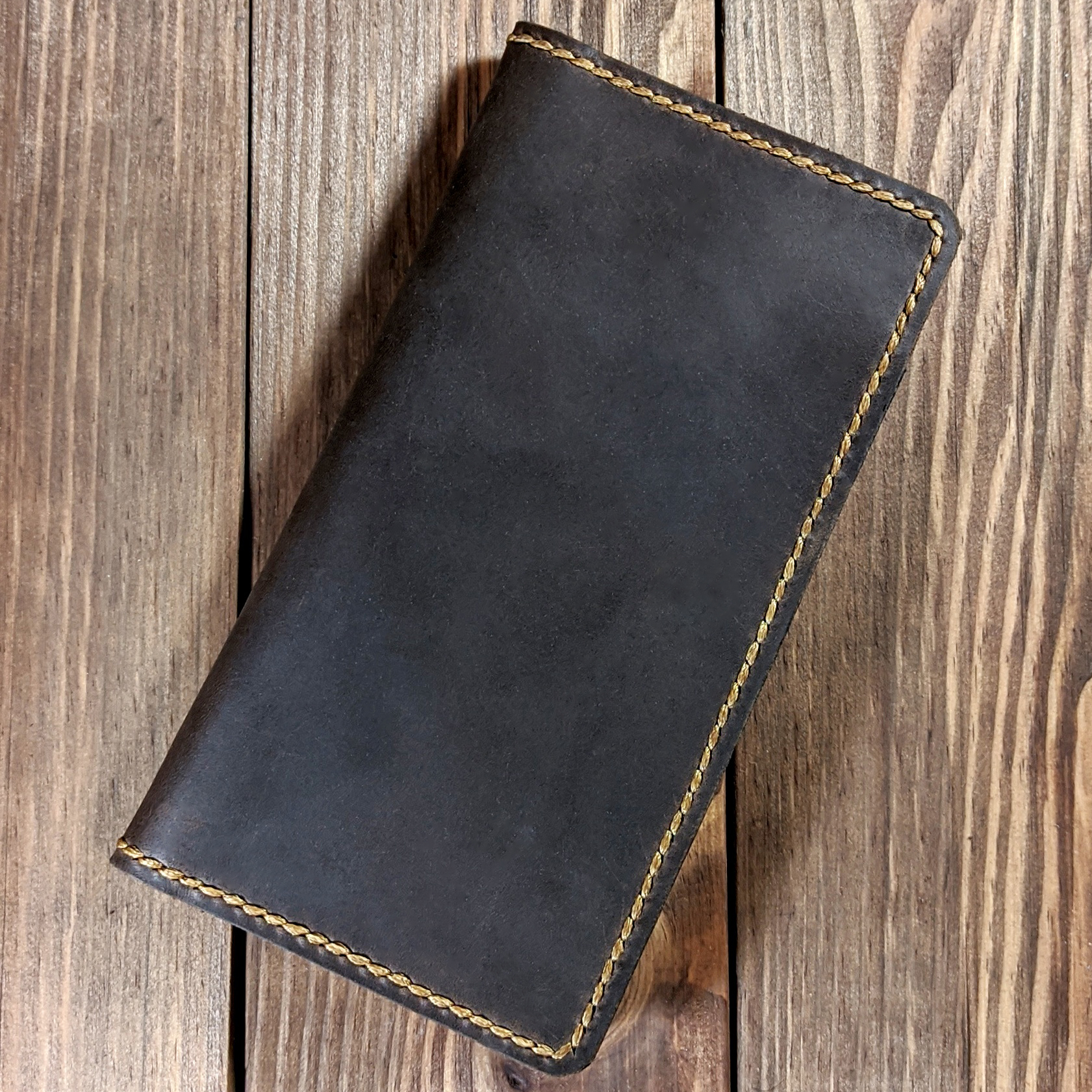 Standard leather checkbook cover for Men or Women, Standard checkbook