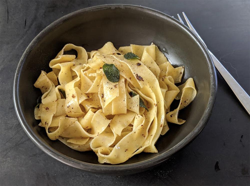 Pasta with Burnt Butter and Sage Dani Valent