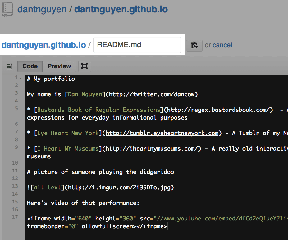 PreFab Pages with Github's Automatic Page Generator