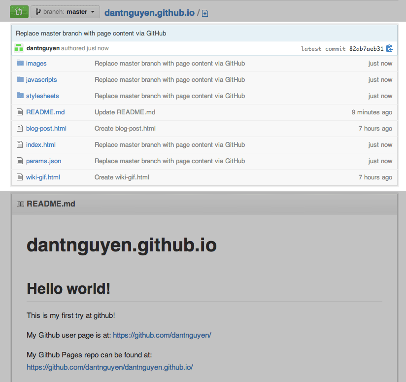 PreFab Pages with Github's Automatic Page Generator