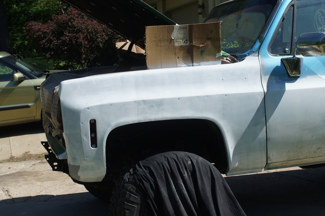 Chevy K10 truck restoration Phase 4 Paint Prep and Final Body Work