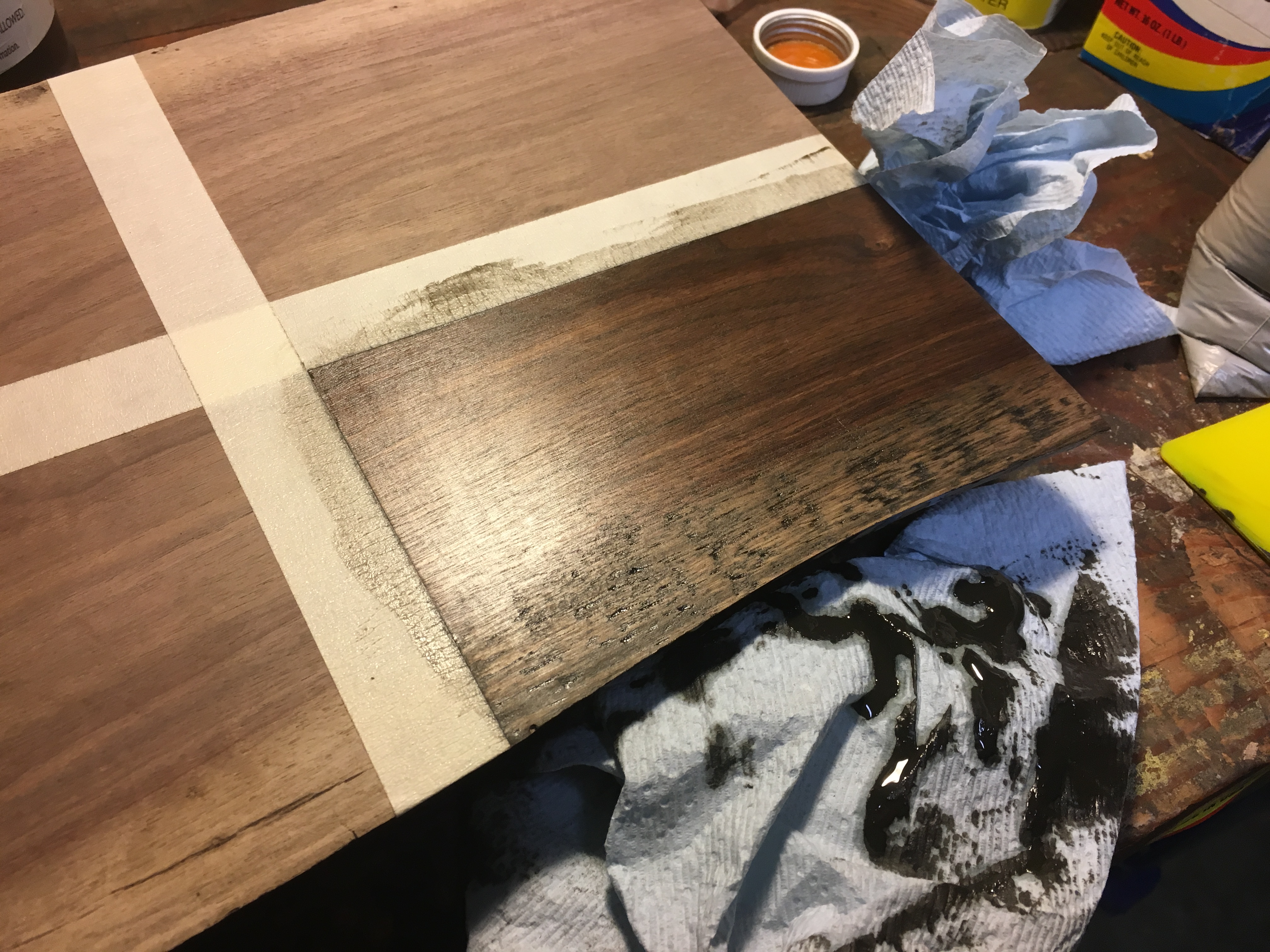 Walnut & Oak finish comparison Boiled linseed oil (BLO) vs. TruOil