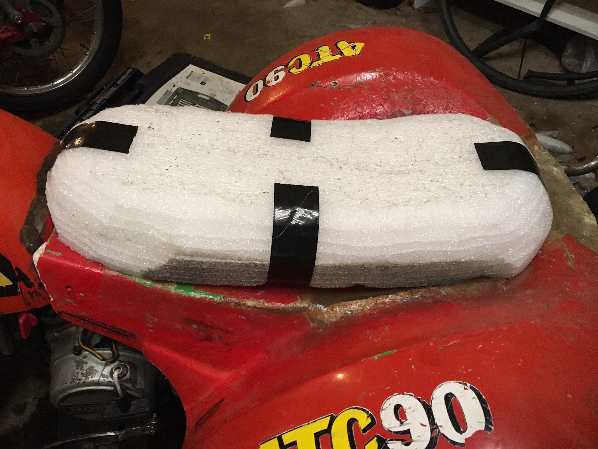 How (not) to make a DIY seat for a motorcycle/ATV Dan·nix