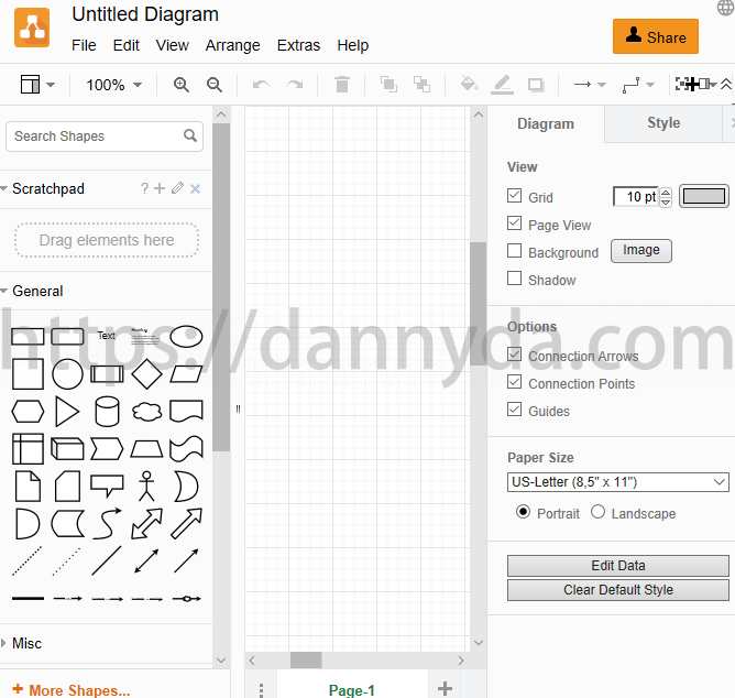 Open source/Free Microsoft Visio alternative diagram software/program