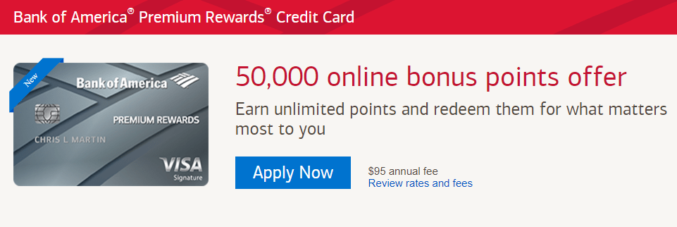 Bank Of America Premium Rewards Credit Card Review Danny The