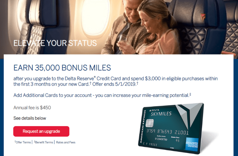 35K Upgrade Offer for Amex Delta Reserve Danny the Deal Guru