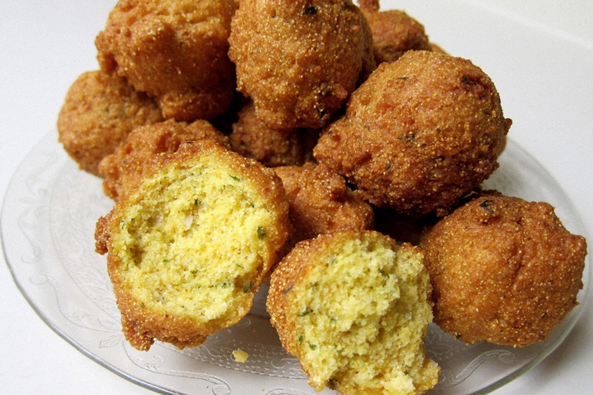 Deepfried hush puppies Dano Milk Nigeria