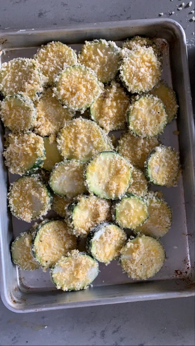 Fried Zucchini Coins Dan Pelosi aka GrossyPelosi