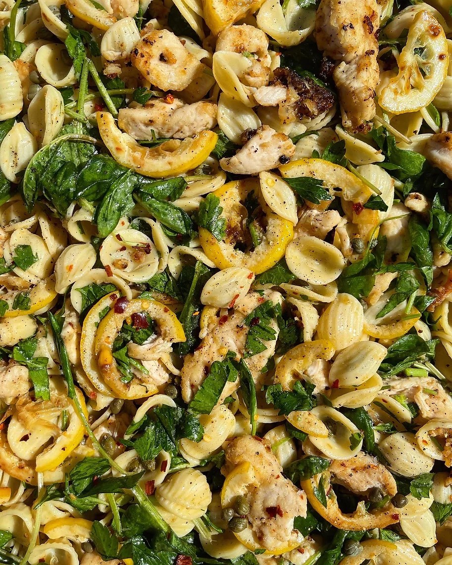 Piccata Pasta Salad Dan Pelosi aka GrossyPelosi