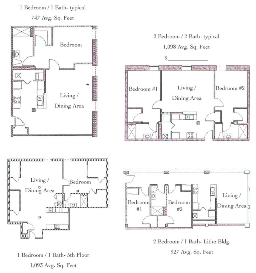 1 & 2 Bedroom Downtown Apartments Dan River Crossing