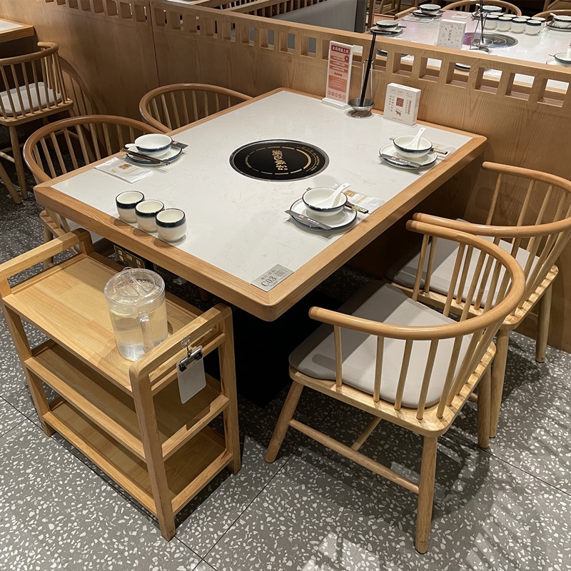 Various forms of hot pot restaurant equipment.