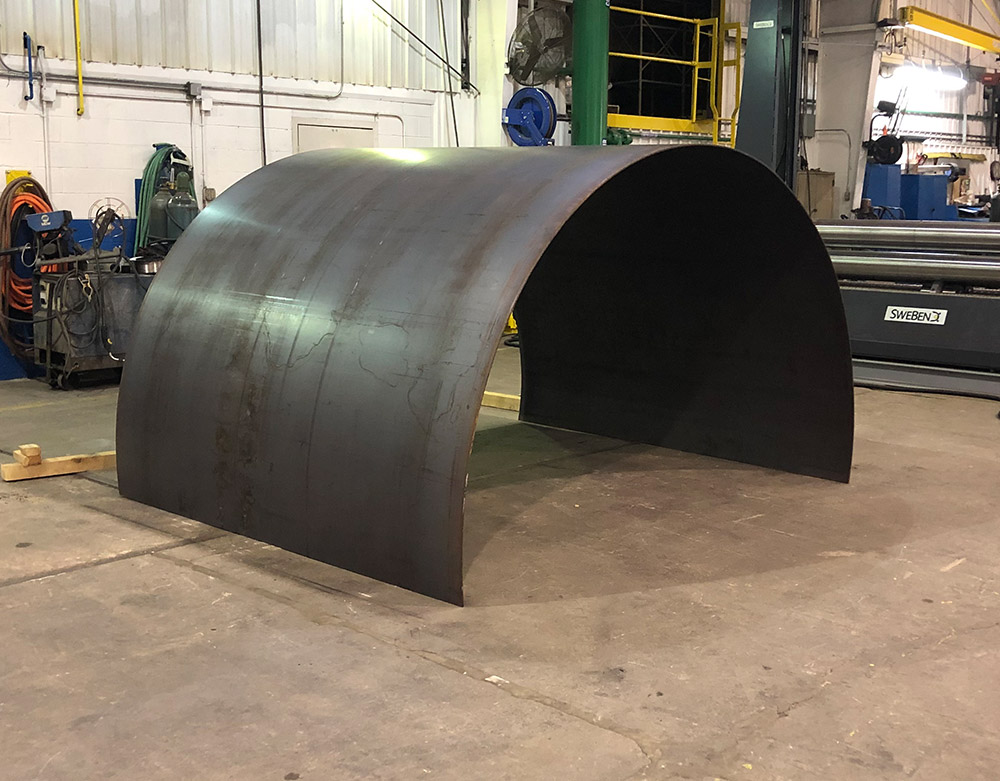 Plate Rolling Services Danser Inc, Rolling large and complex pieces