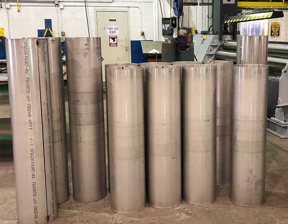 Plate Rolling Services Danser Inc, Rolling large and complex pieces