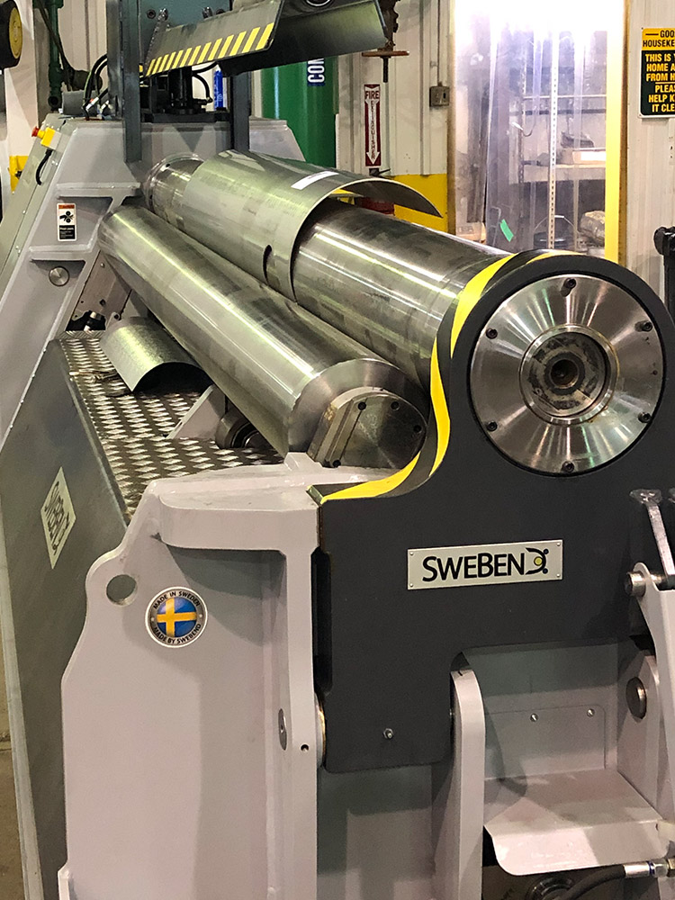 Plate Rolling Services Danser Inc, Rolling large and complex pieces