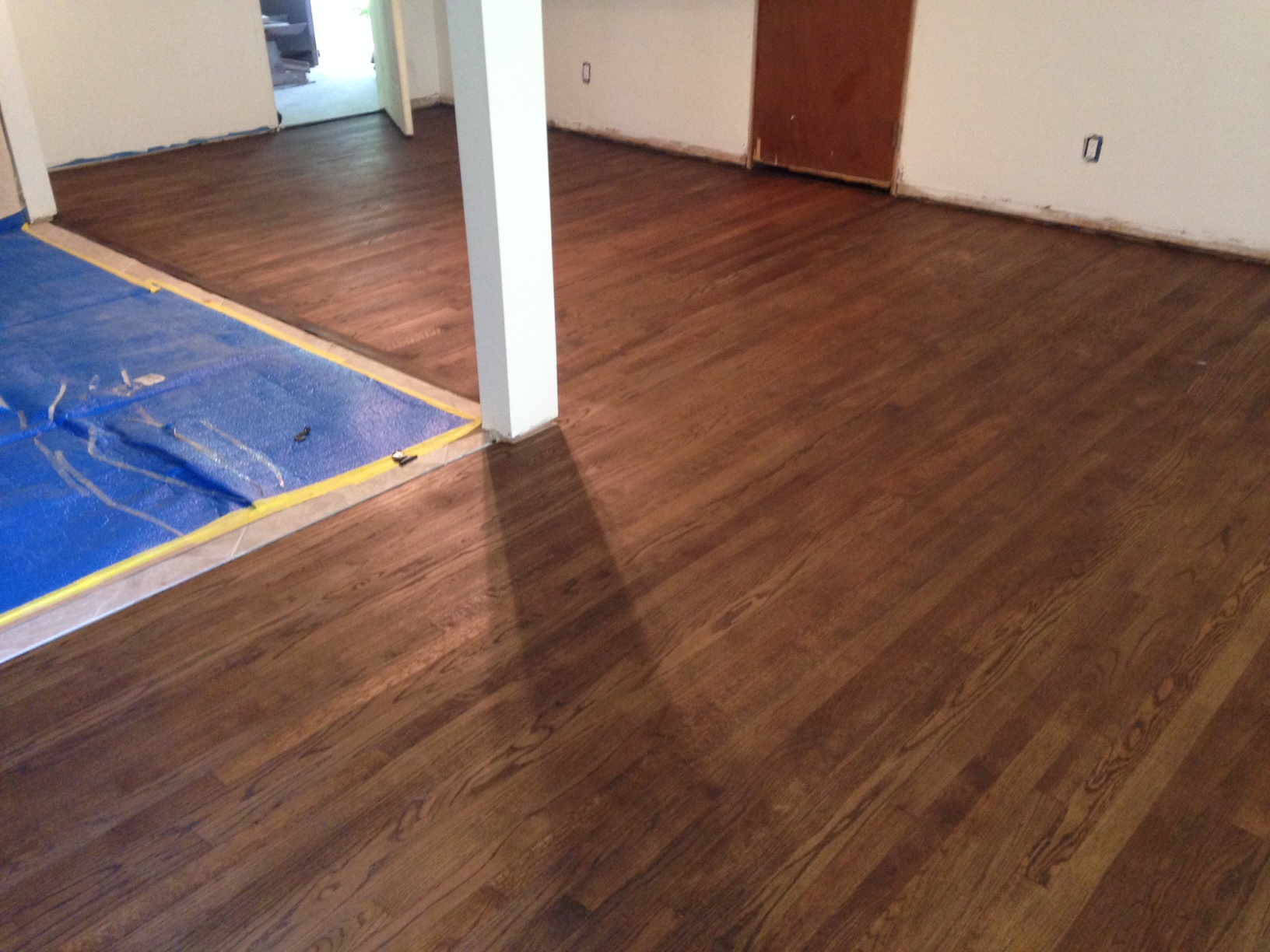 Red Oak Wood Flooring Refinishing in Englewood Red Oak Wood Flooring Refinishing in Englewood