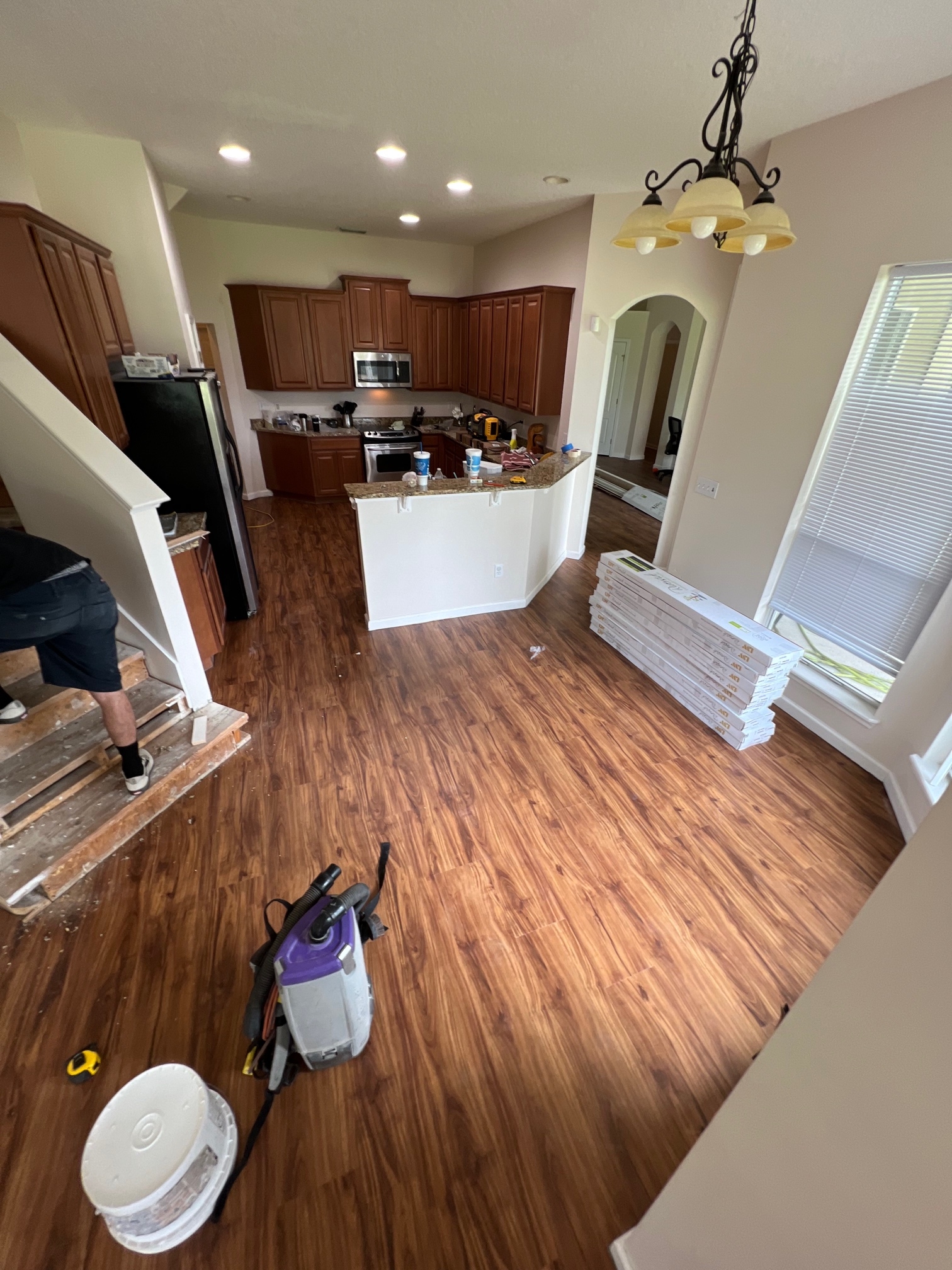 LVP Flooring and Stairs Installation in World Golf Village