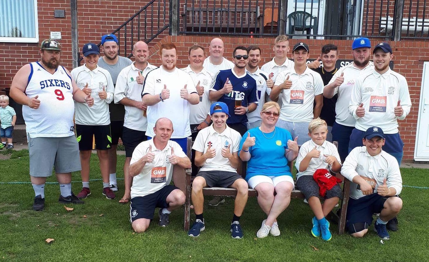 Darfield Cricket Club knock up an amazing total of cash Dans Helping Hand