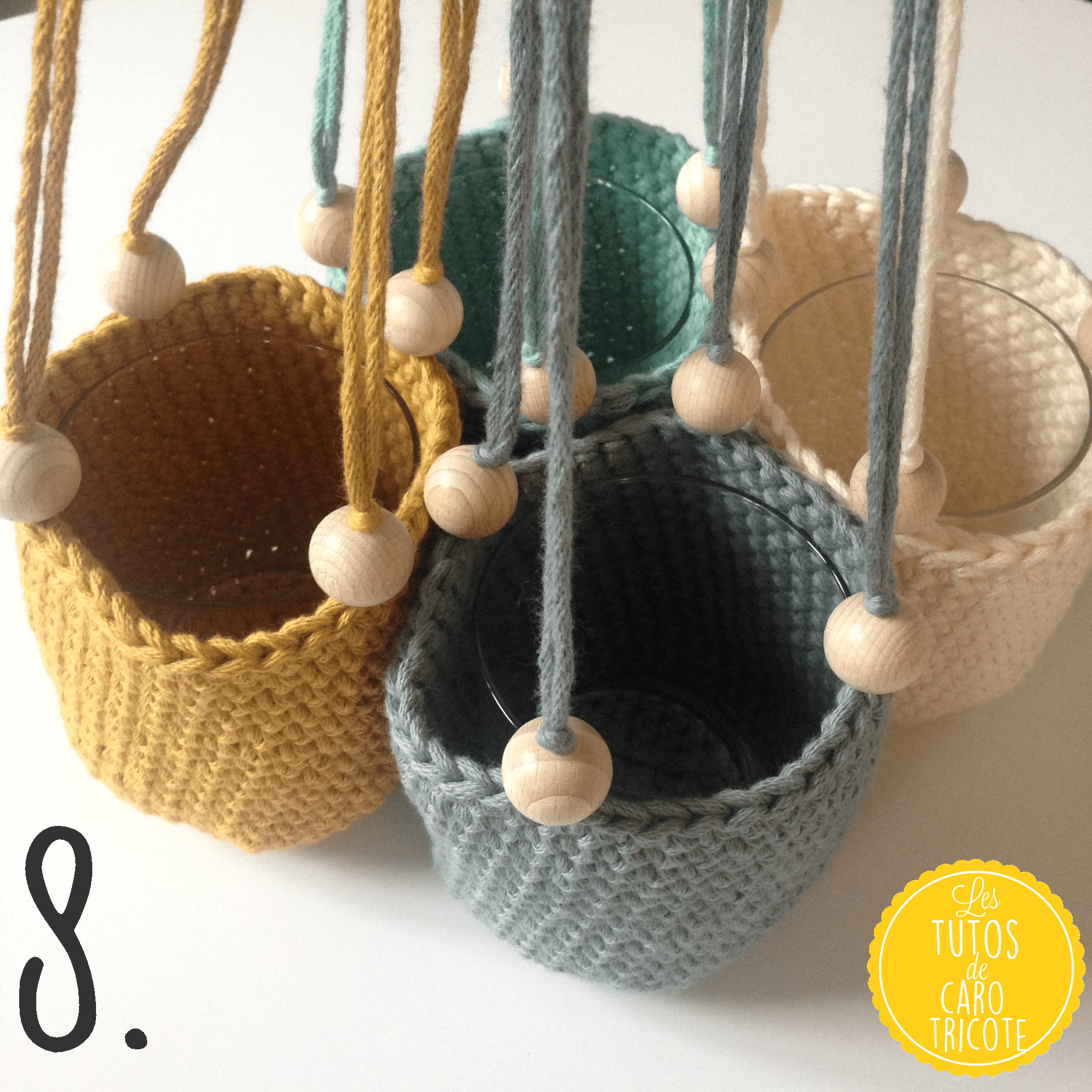 Tuto Suspensions au crochet pour plantes façon Macramé Très facile