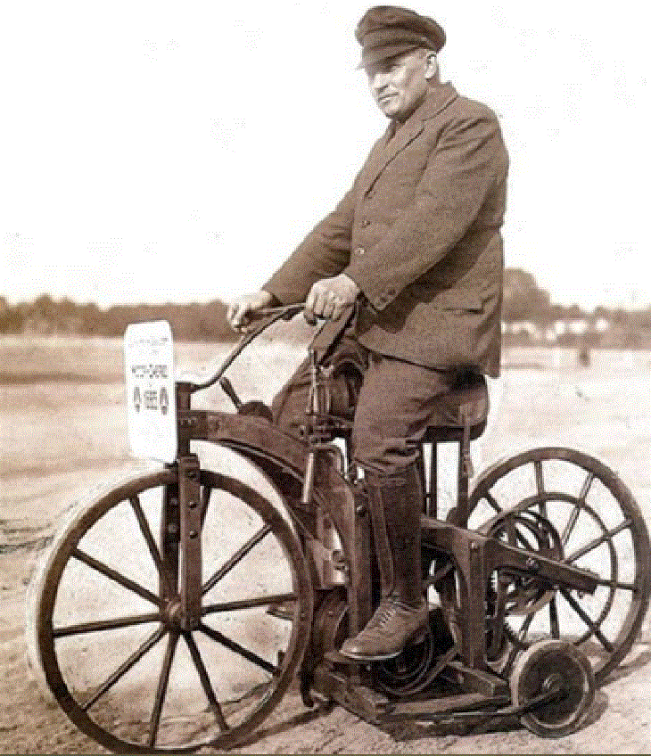 Dan's Motorcycle "First Motorcycle Patent"